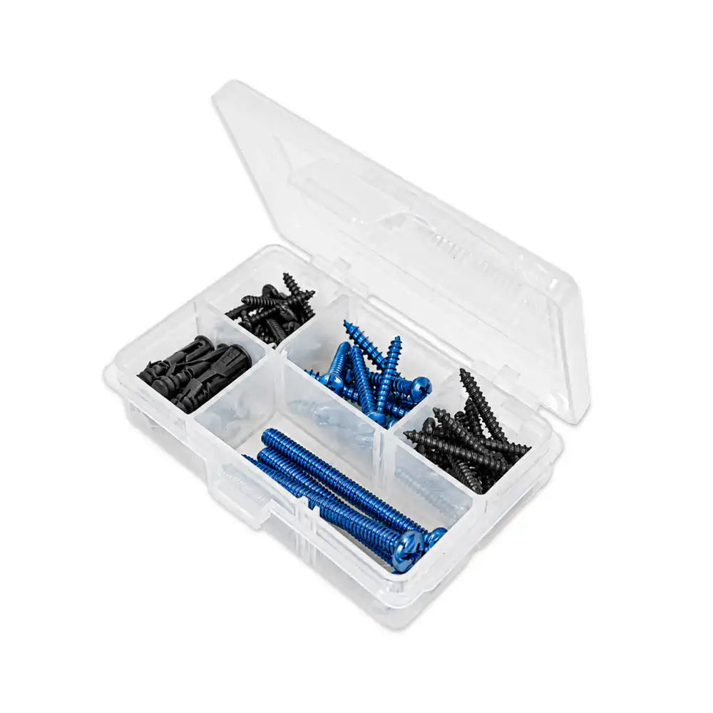 Tuff Tainer® Series 6709TE (T1002) Translucent 4 Compartment Box with Dividers