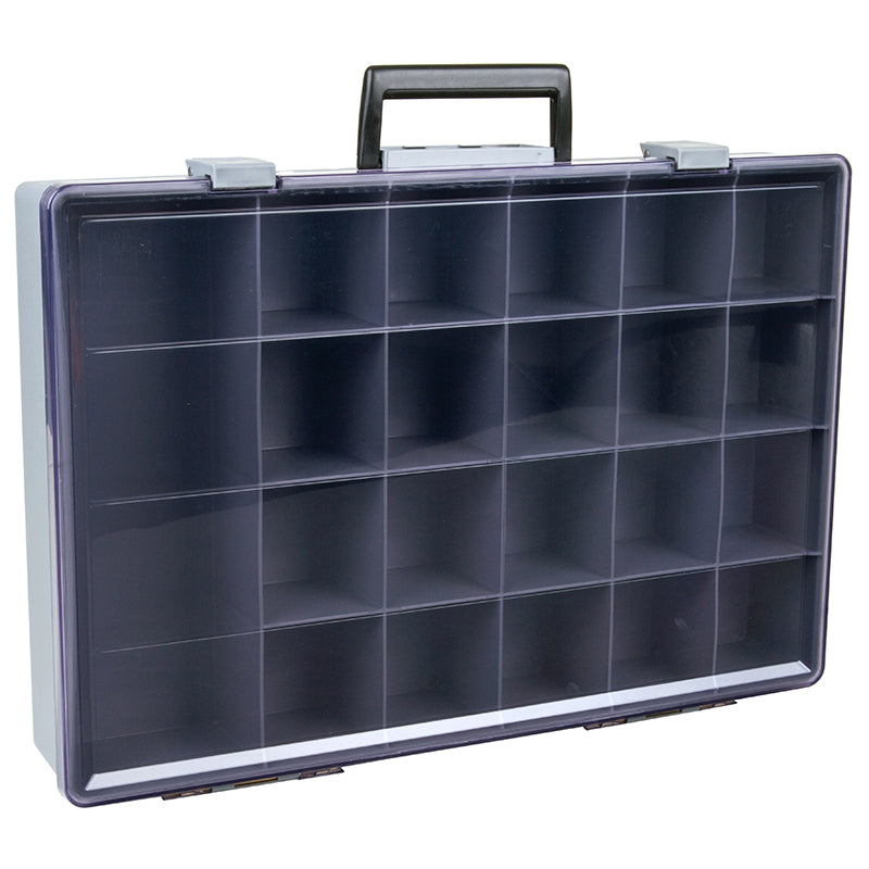 6745AG (1021-2) Large Industrial Satchel Compartment Case Angled Front View