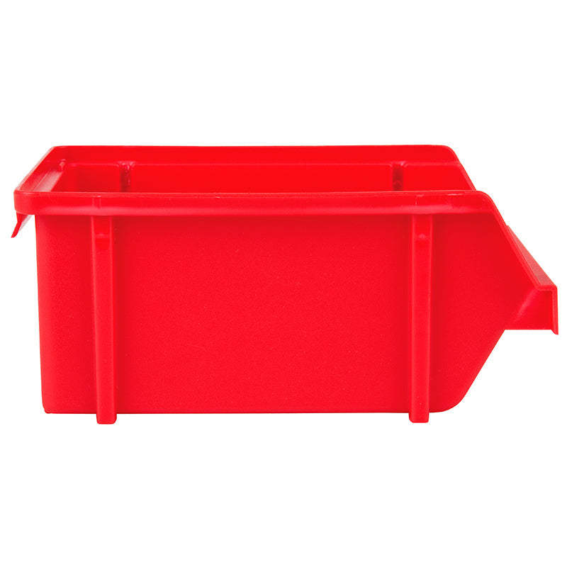 6795RB (120R) Red Storage Bin - Side View