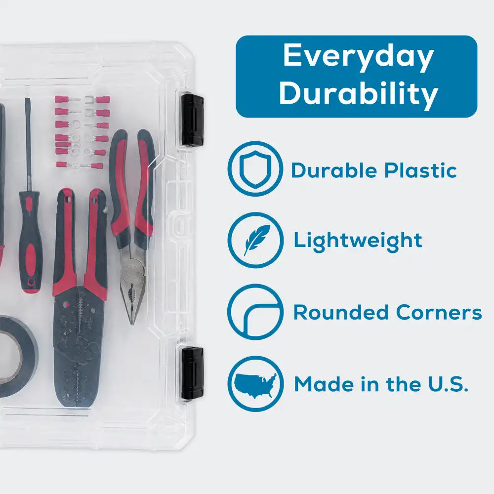 Tuff Tainer® Series 6734TE (T4000) Translucent 1 Compartment Box
