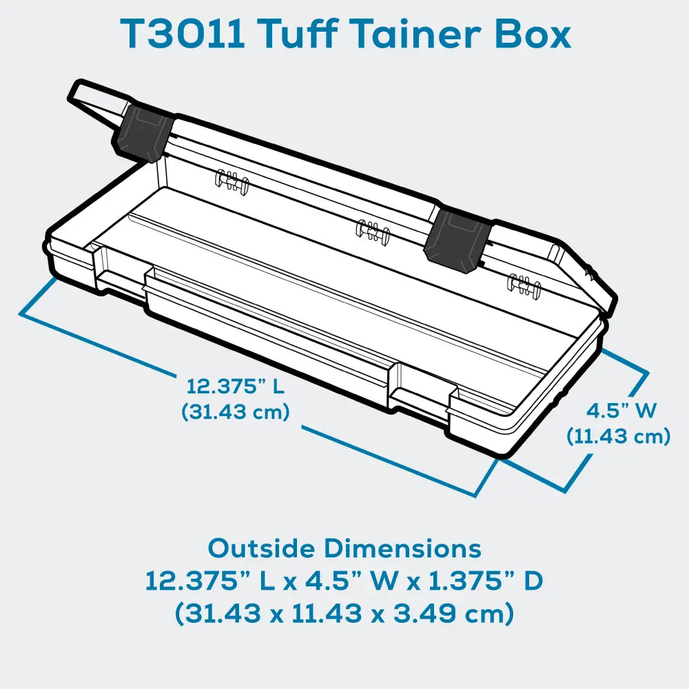 Tuff Tainer® Series 6711TE (T3011) Translucent 1 Compartment Box