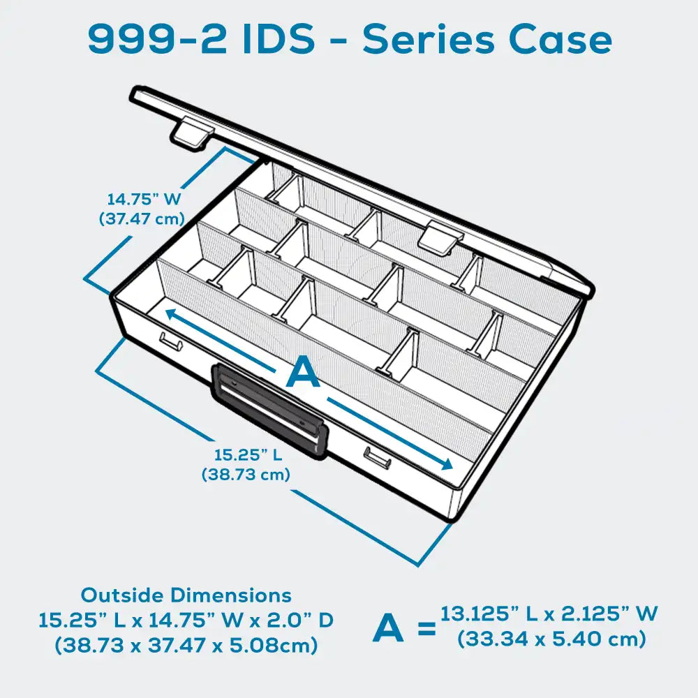 IDS™ Series 6726ID (999-2) 4 Compartment Box with 16 IDS Dividers
