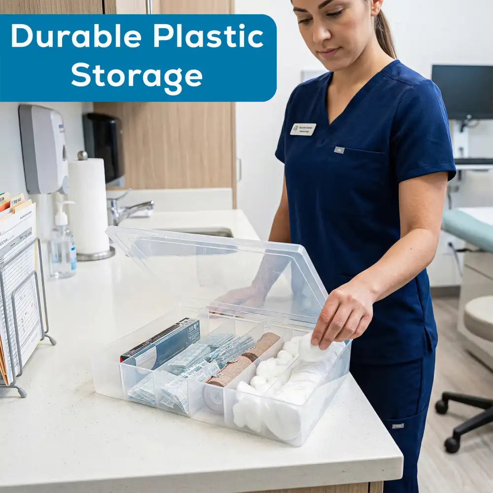 T-Series 6718TE (T806) Translucent 6 Compartment Box