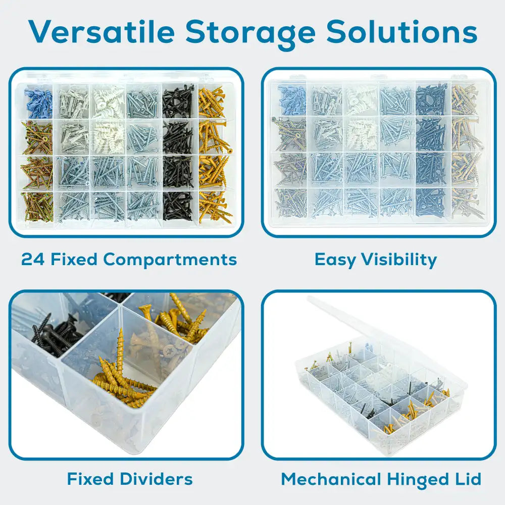 T-Series 6726TE (T824) Translucent 24 Compartment Box