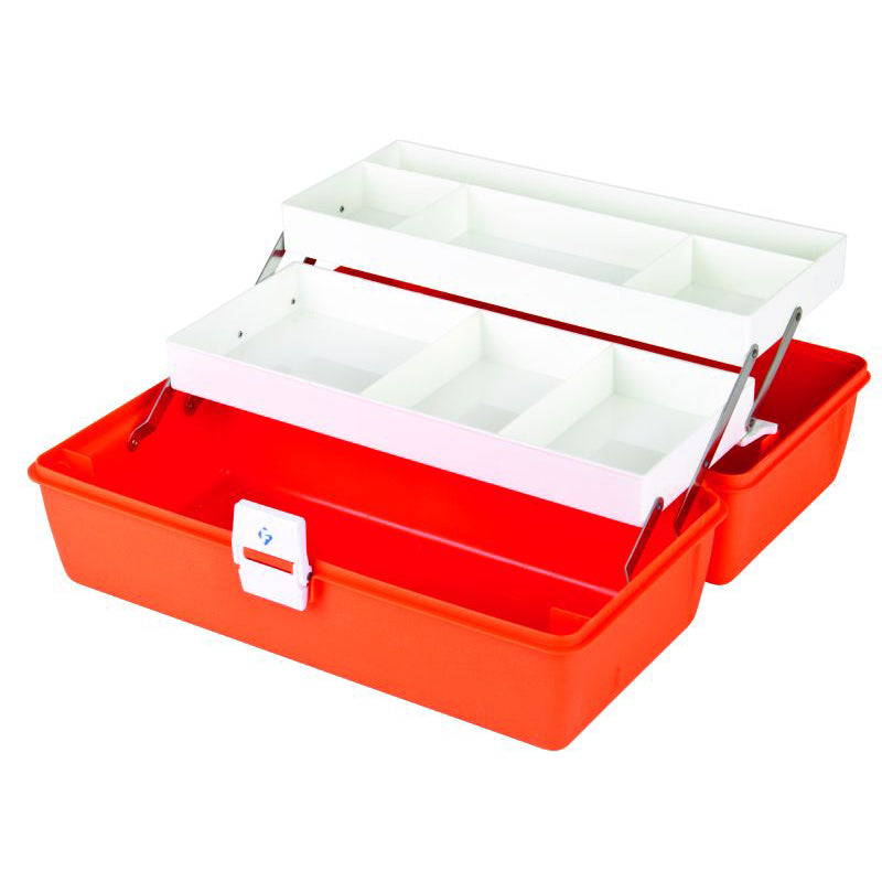 6770PM (PM1772) First Aid Box with 2 Cantilever Trays Open View