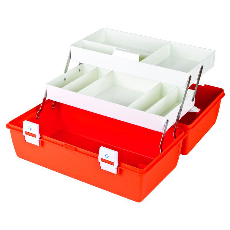 6772PM (PM1872) First Aid Box with 2 Cantilever Trays Open View