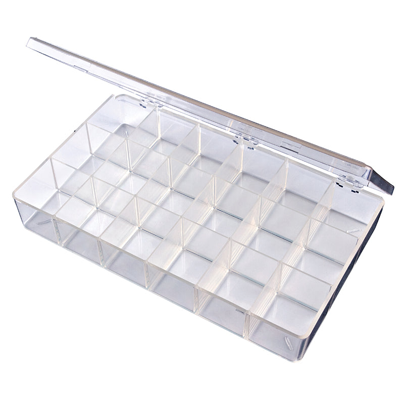 K-Series 6666KB (K618) Transparent 18 Compartment Box