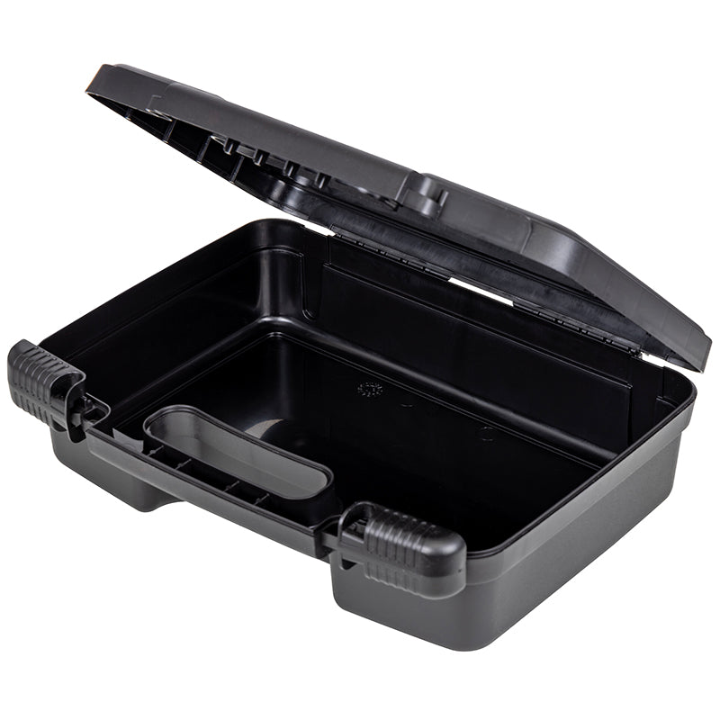 6777TB Black 12 Inch Tradesman ECO Case with Empty Interior – Open View