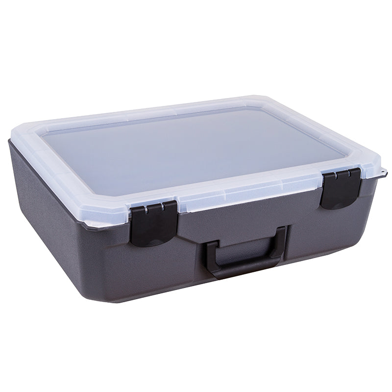 50901 Vision 20 Case with Polypropylene Translucent Clear Lid - Closed Angled View