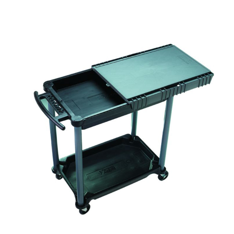 8510ST Utility Workstation Cart view
from above with lid slid open