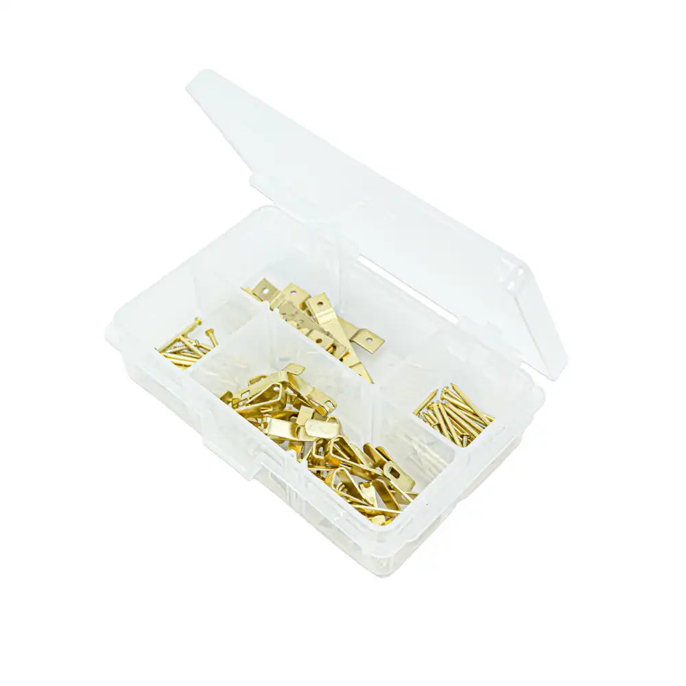 Tuff Tainer® Series 6709TE (T1002) Translucent 4 Compartment Box with Dividers