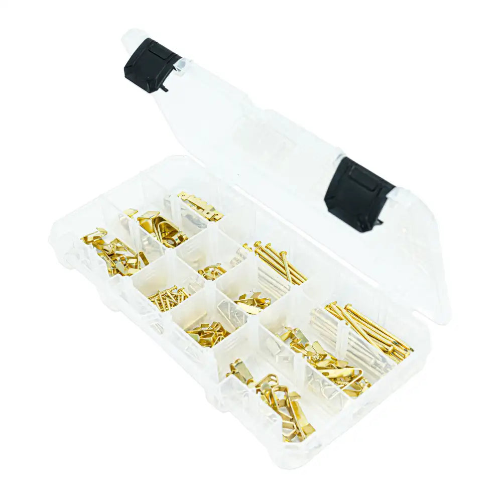 Tuff Tainer® Series 6707TE (T3003) Translucent 3 Compartment Box with Dividers