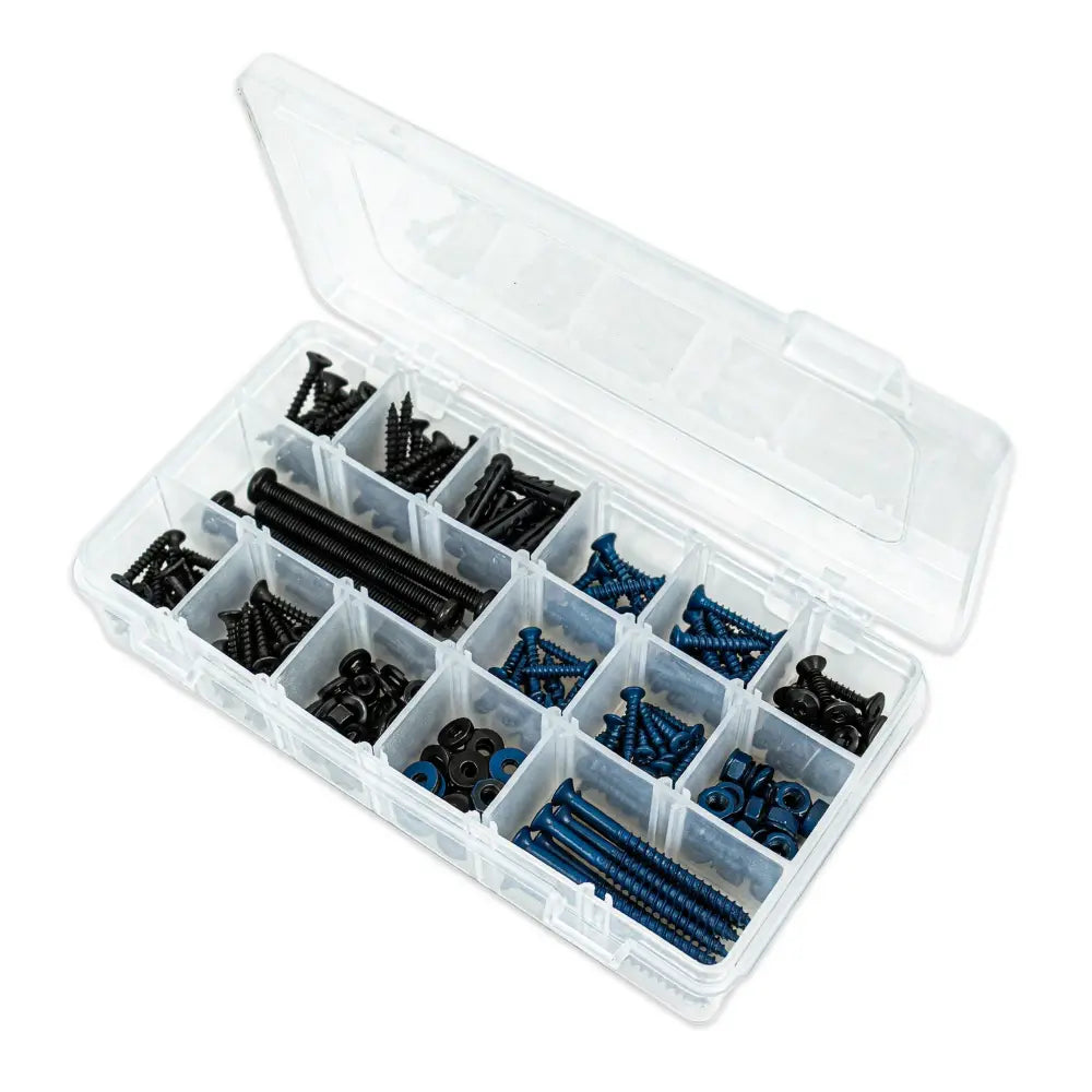 Tuff Tainer® Series 6703TE (T2003) Translucent 3 Compartment Box with Dividers