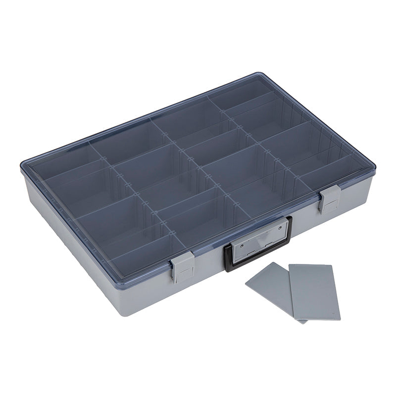 6745AB (1016-2) Large Industrial Satchel Compartment Case Closed Angled View