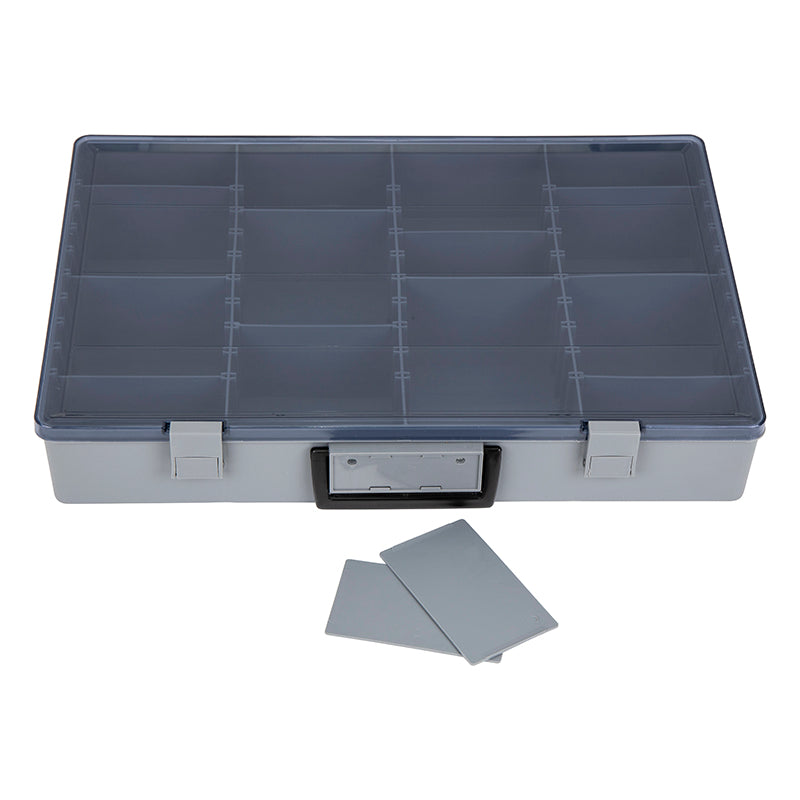 6745AB (1016-2) Large Industrial Satchel Compartment Case Closed View from Above