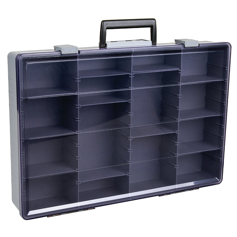 6745AB (1016-2) Large Industrial Satchel Compartment Case Angled Front View