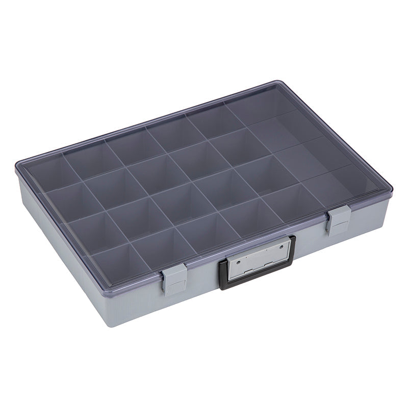 6745AG (1021-2) Large Industrial Satchel Compartment Case Closed Angled View