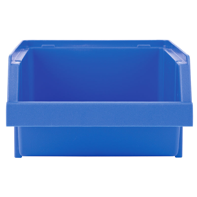 6795BB (120B) Blue Storage Bin - Front View