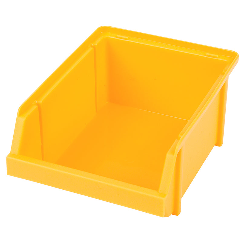 6795YB (120Y) Yellow Storage Bin - Angled Front View