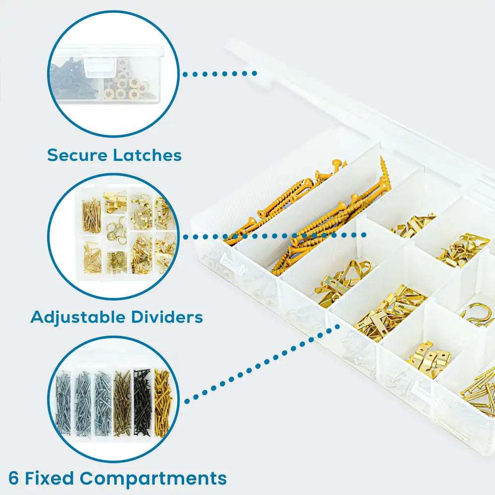 IDS™ Series 6719ID (T600) 6 Compartment Box with 10 IDS Dividers