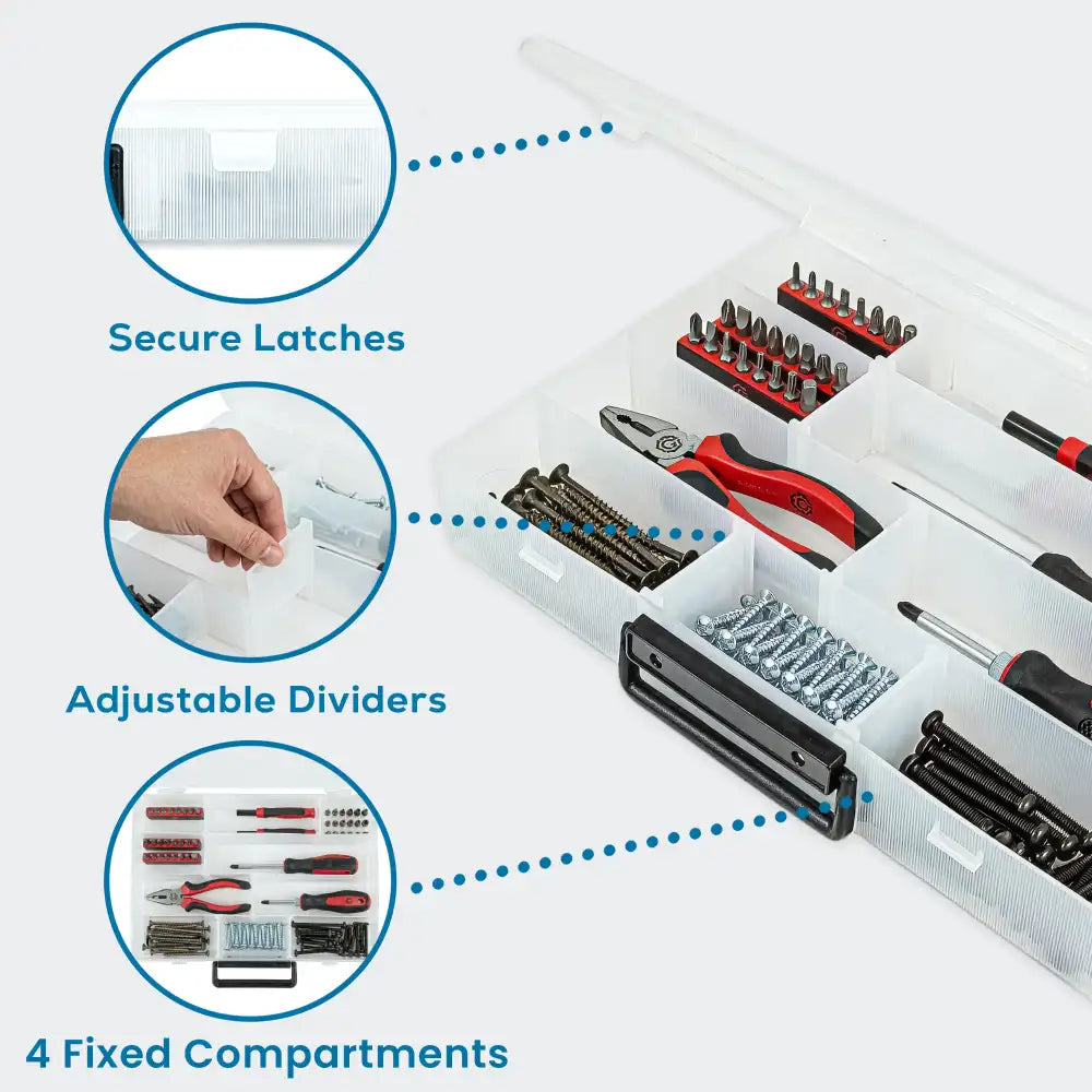 IDS™ Series 6726ID (999-2) 4 Compartment Box with 16 IDS Dividers