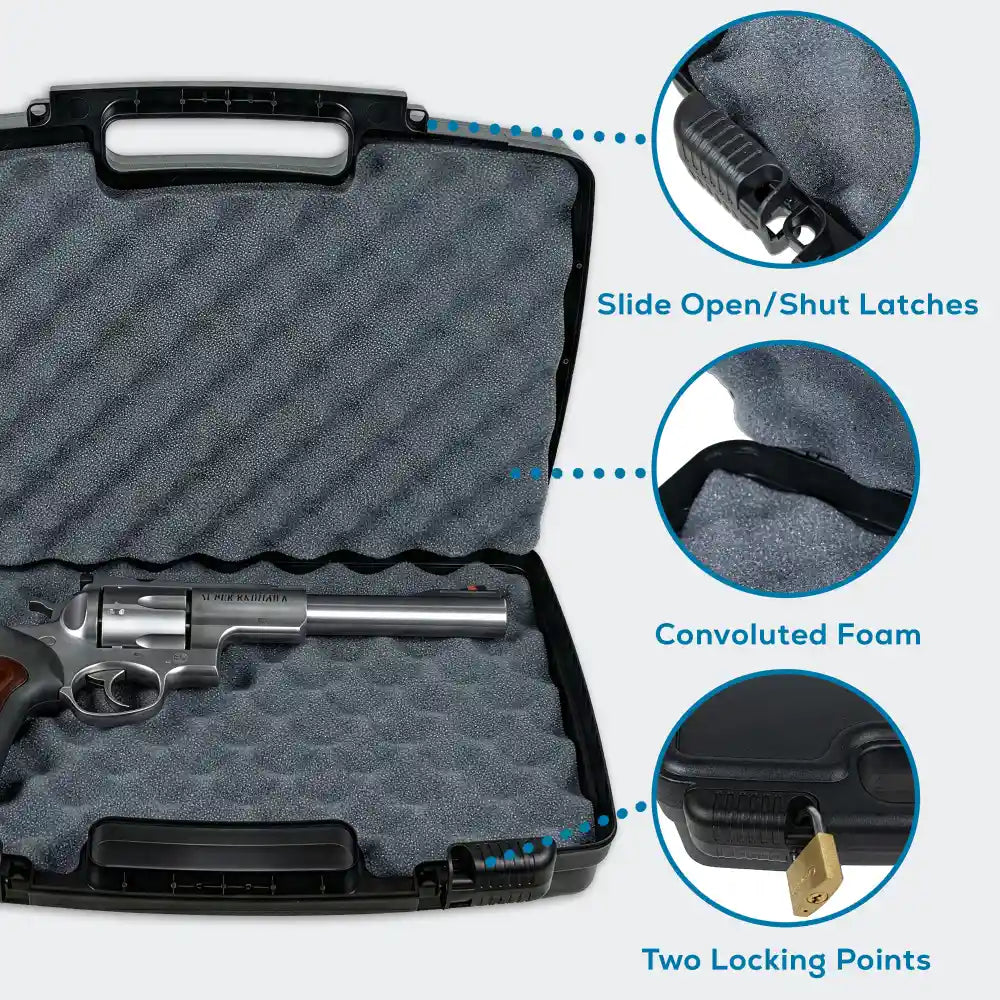 Tradesman™ 17 Inch Black Case 6785TE with Foam Interior - 50/50 Lid to Base Split