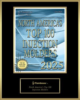 2025 Top 100 Plastics News Award for North America's Top 100 Injection Molders