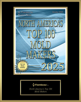 2025 Top 100 Plastics News Award for North America's Top 100 Mold Makers