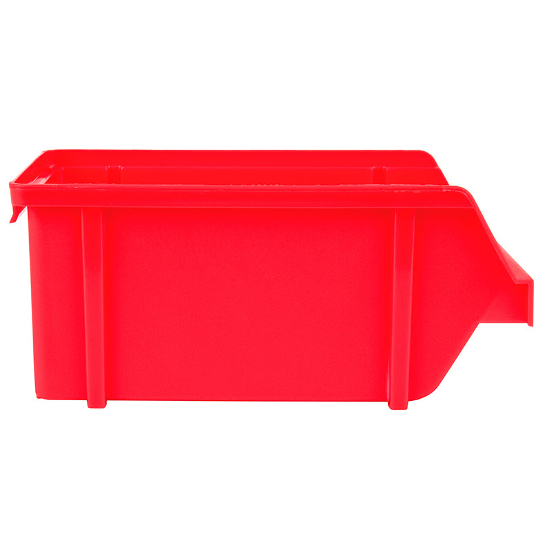 6796RB (240R) Red Storage Bin - Side View