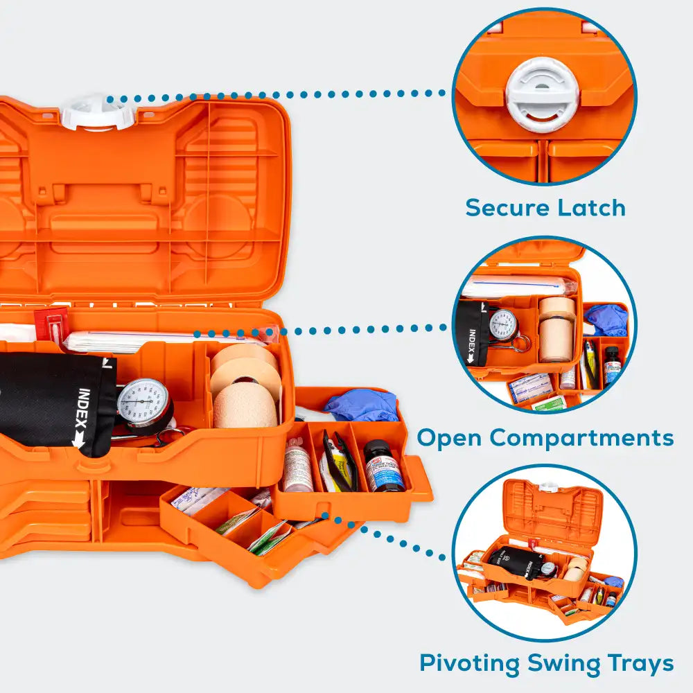 NextMed™ 6788PM (PM8100) 4 Tray First Aid Medical Case