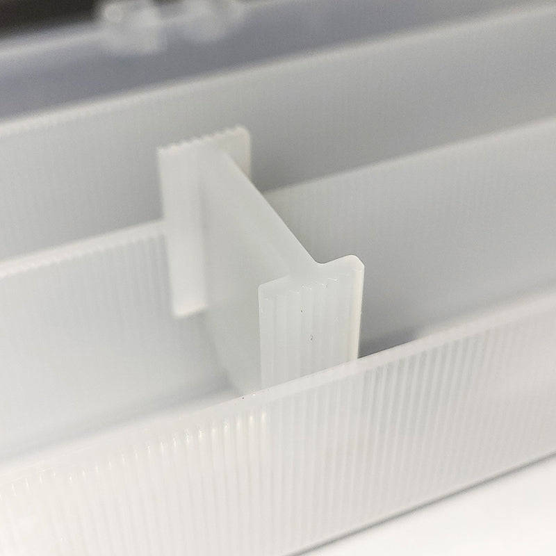 Close-up of 3108DP IDS Divider for 6715ID (T300) IDS Series Compartment Box