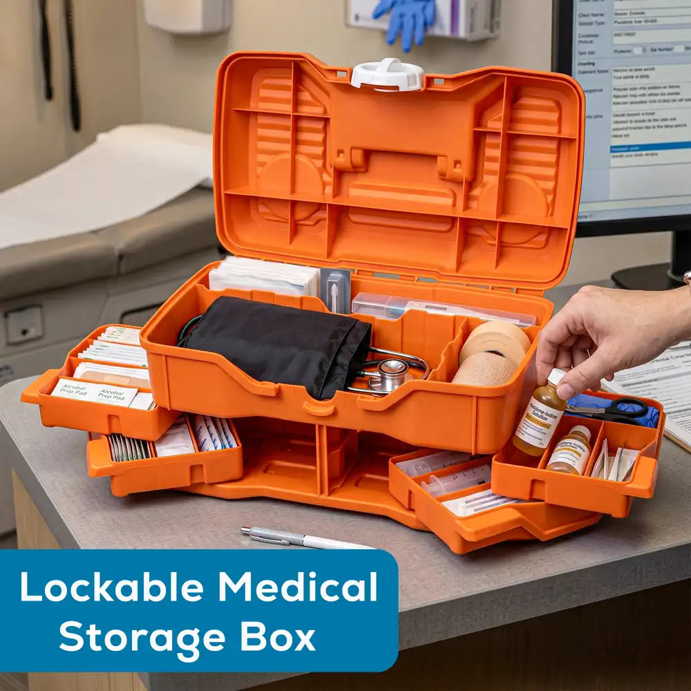 NextMed™ 6788PM (PM8100) 4 Tray First Aid Medical Case