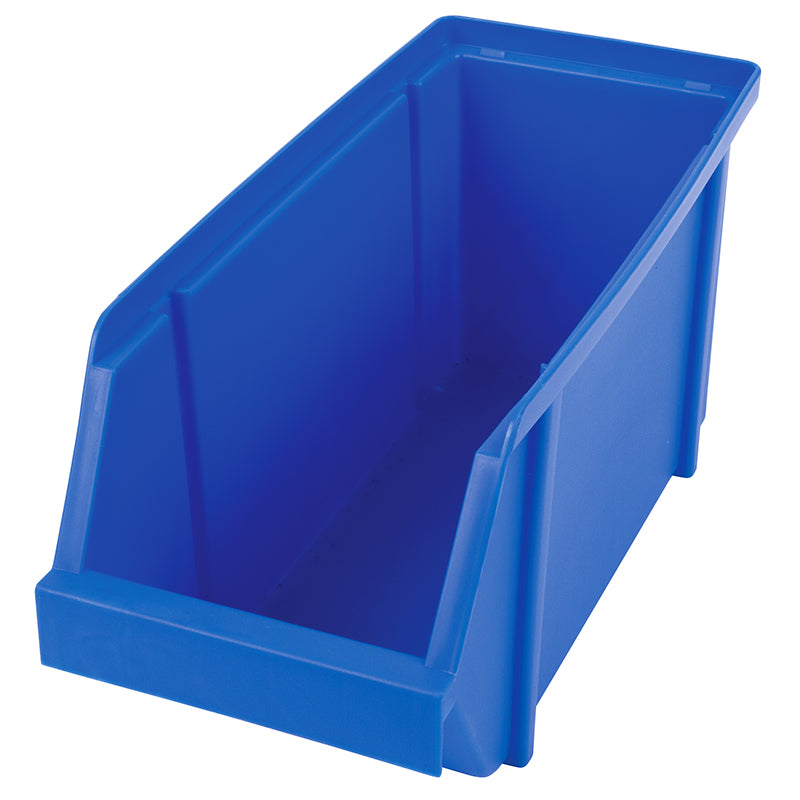 6797BB (480B) Blue Storage Bin - Angled Front View