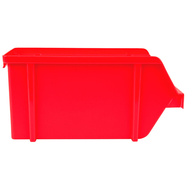 6797RB (480R) Red Storage Bin - Side View