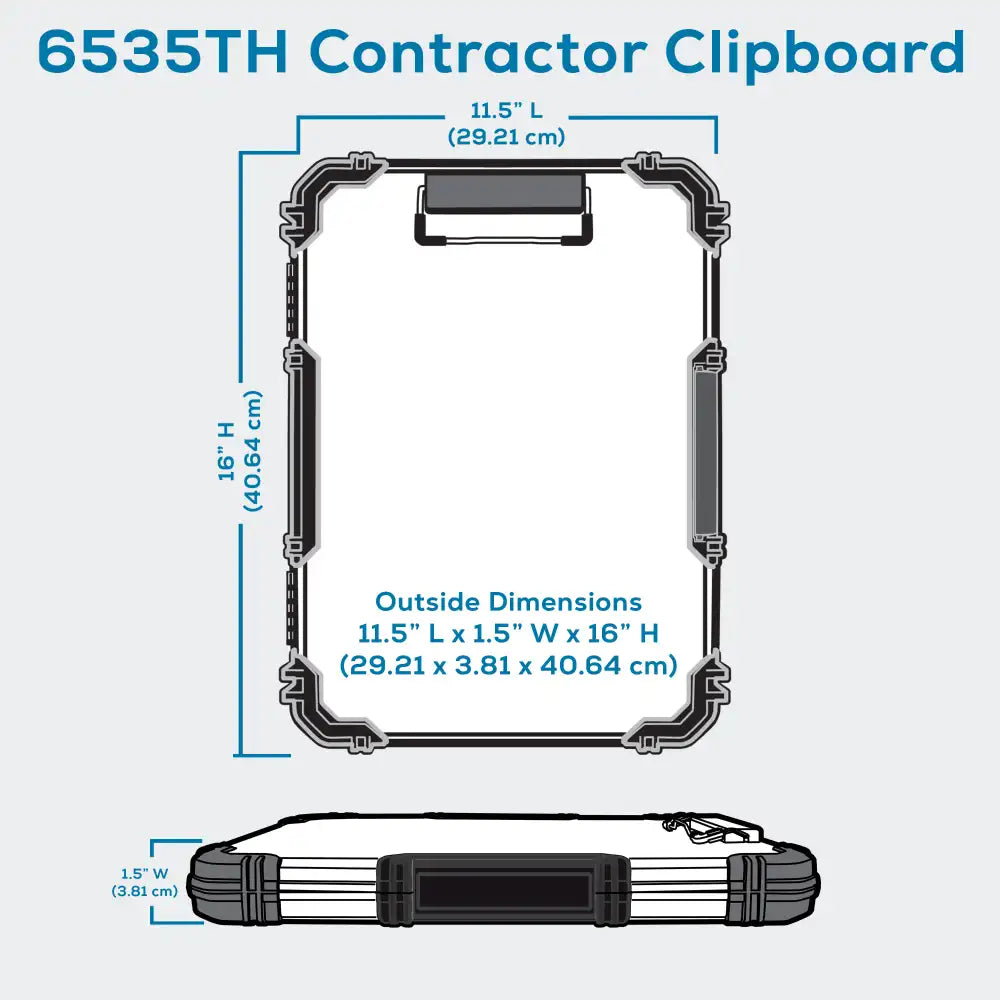 Contractor Clipboard 6535TH Provides a Work Space & Organization