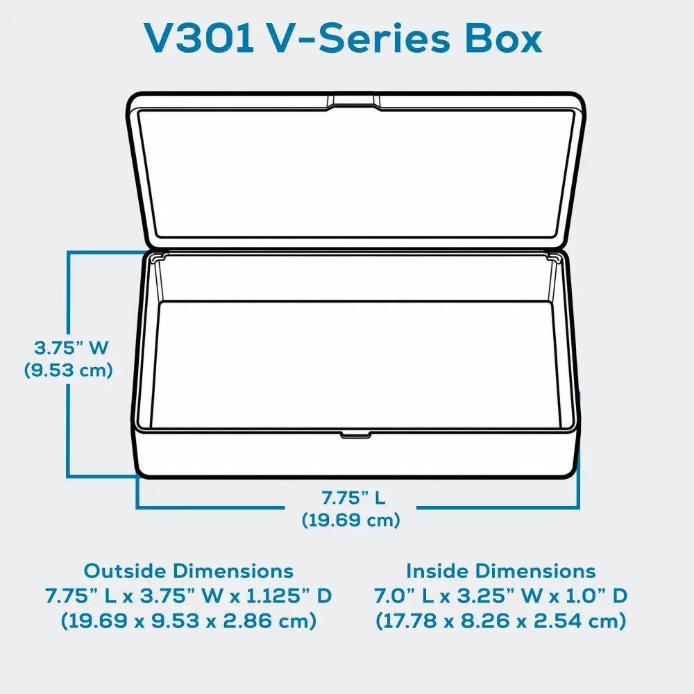 V-Series 6650VC (V301PT) Opaque Taupe 1 Compartment Box
