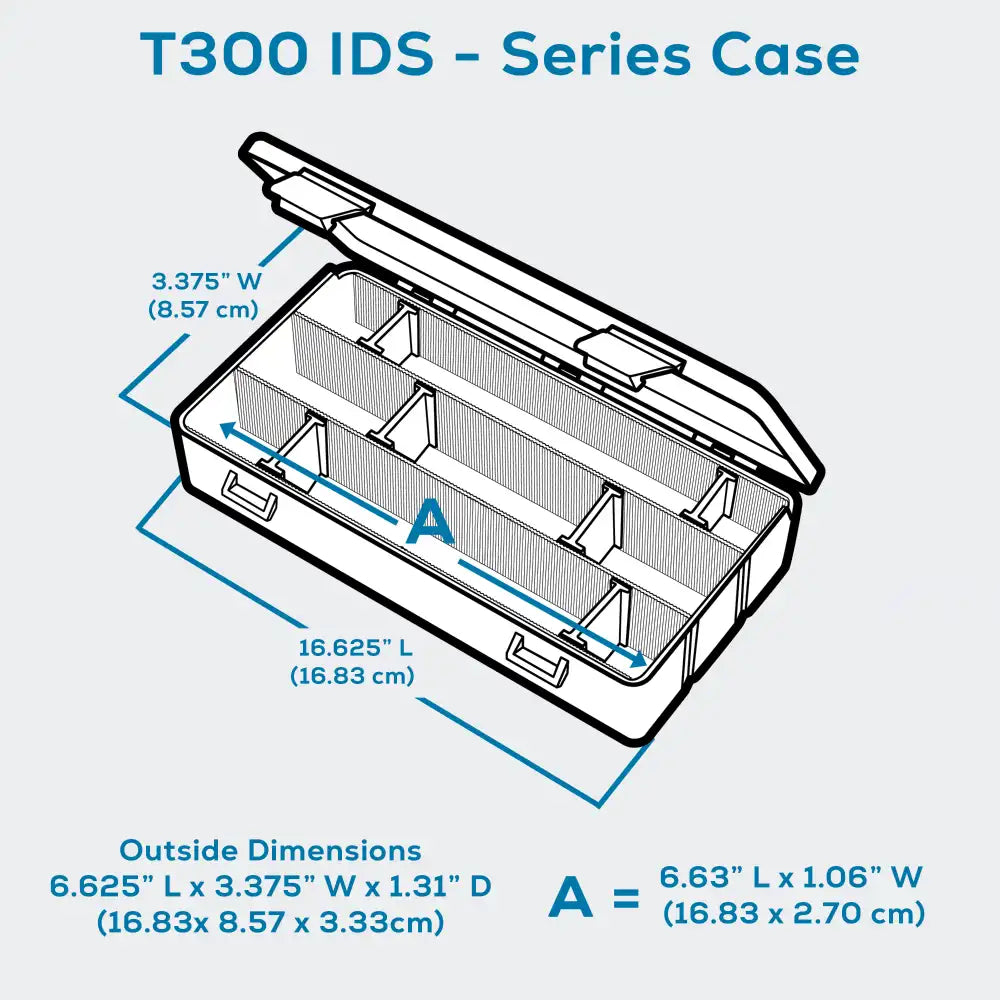 IDS™ Series 6715ID (T300) 3 Compartment Box with 6 IDS Dividers