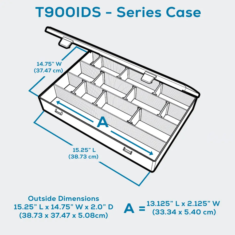 IDS™ Series 6725ID (T900) 4 Compartment Box with 16 IDS Dividers