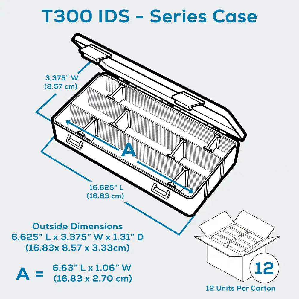 IDS™ Series 6715ID (T300) 3 Compartment Box with 6 IDS Dividers