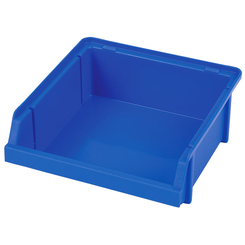 6794BB (60B) Blue Storage Bin - Angled Front View