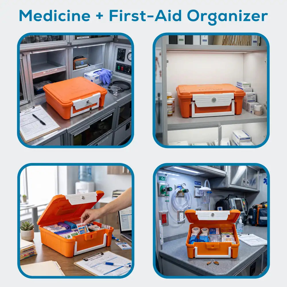 ScriptSafe® 6526MD Secure Open Core Medical Case w/Lock-Down Feature