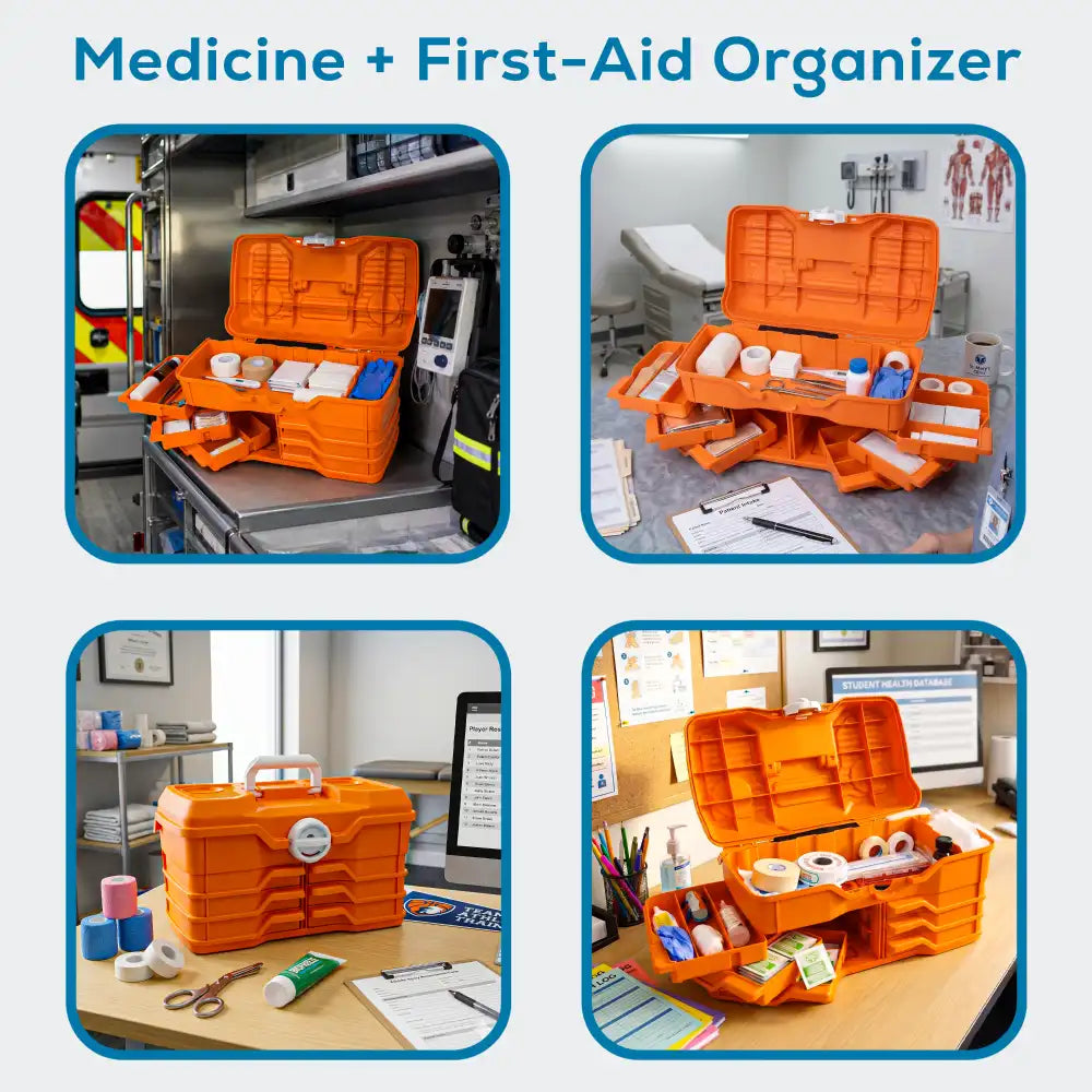 NextMed™ 6799PM (PM8200) 6 Tray First Aid Medical Case