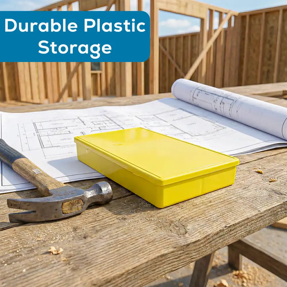 M-Series 6710TF (M606) Opaque Safety Yellow 6 Compartment Box