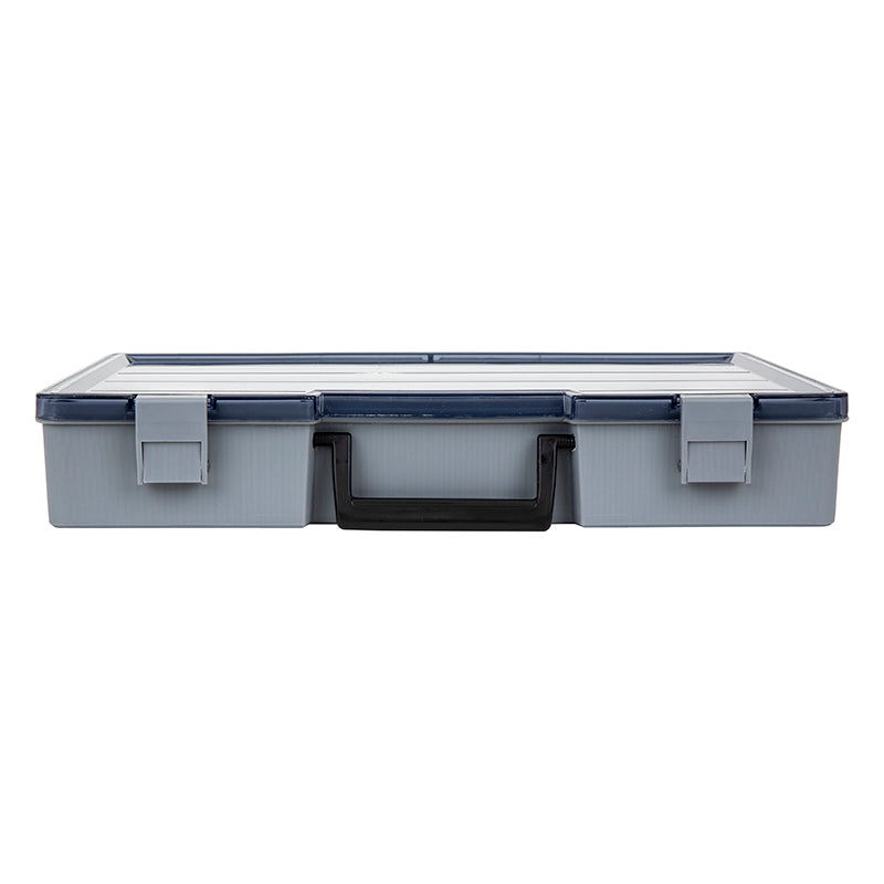 6770PA (724-2) Small Industrial Satchel Compartment Case showing latches and handle