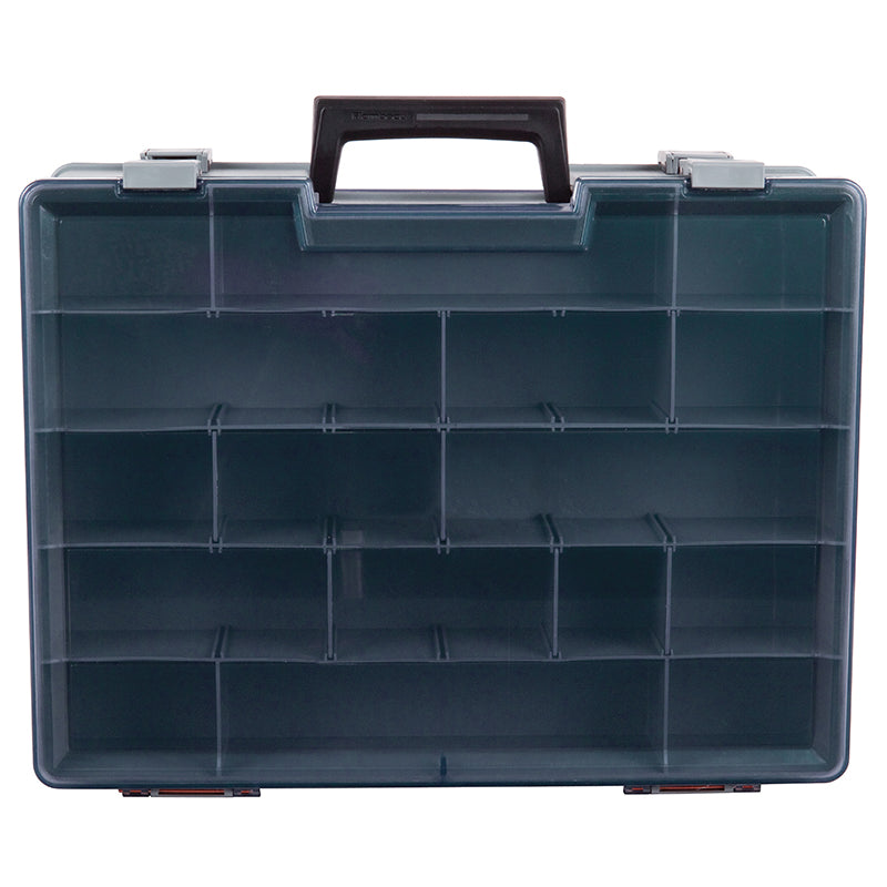 6772AD (748-2) Double-sided Small Industrial Satchel Compartment Case shown closed at front
