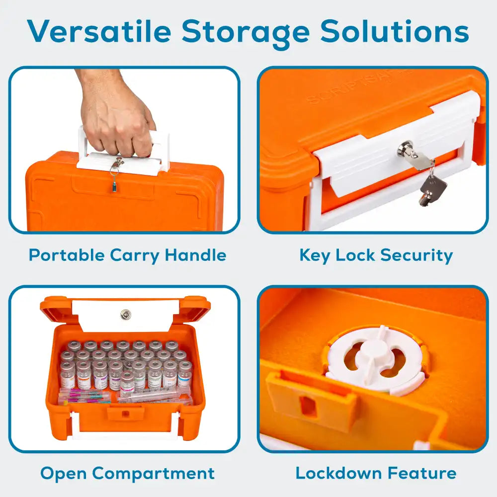 ScriptSafe® 6526MD Secure Open Core Medical Case w/Lock-Down Feature