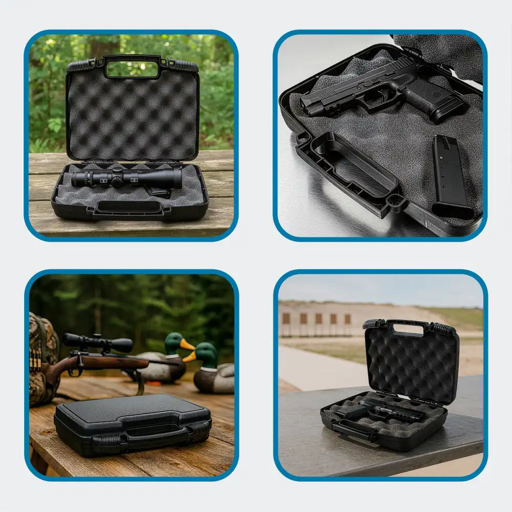 Tradesman™ 10.5 Inch Black Case 6776TC with Foam Interior - 50/50 Lid to Base Split