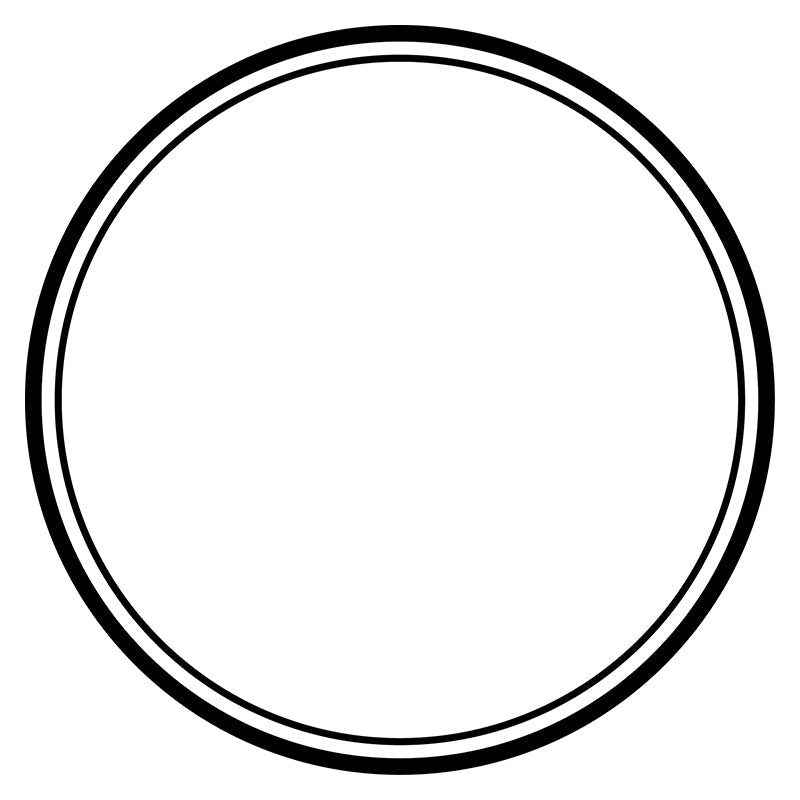 6685CC (A01) A-Series Open Core Round Container with lift off lid - from above view