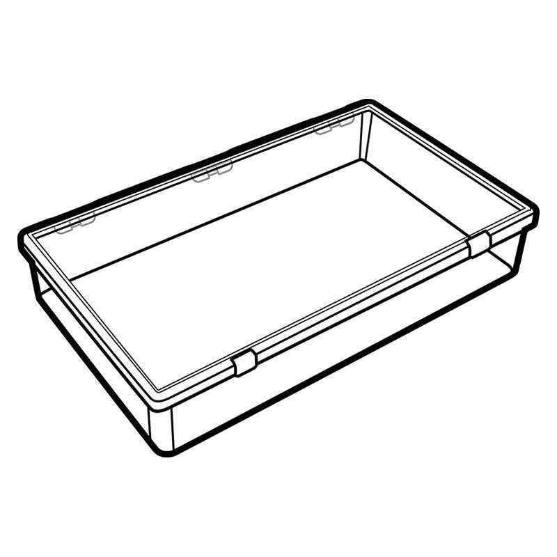 6652DB (A601D) Open Core A-Series Deep Compartment Box - closed view