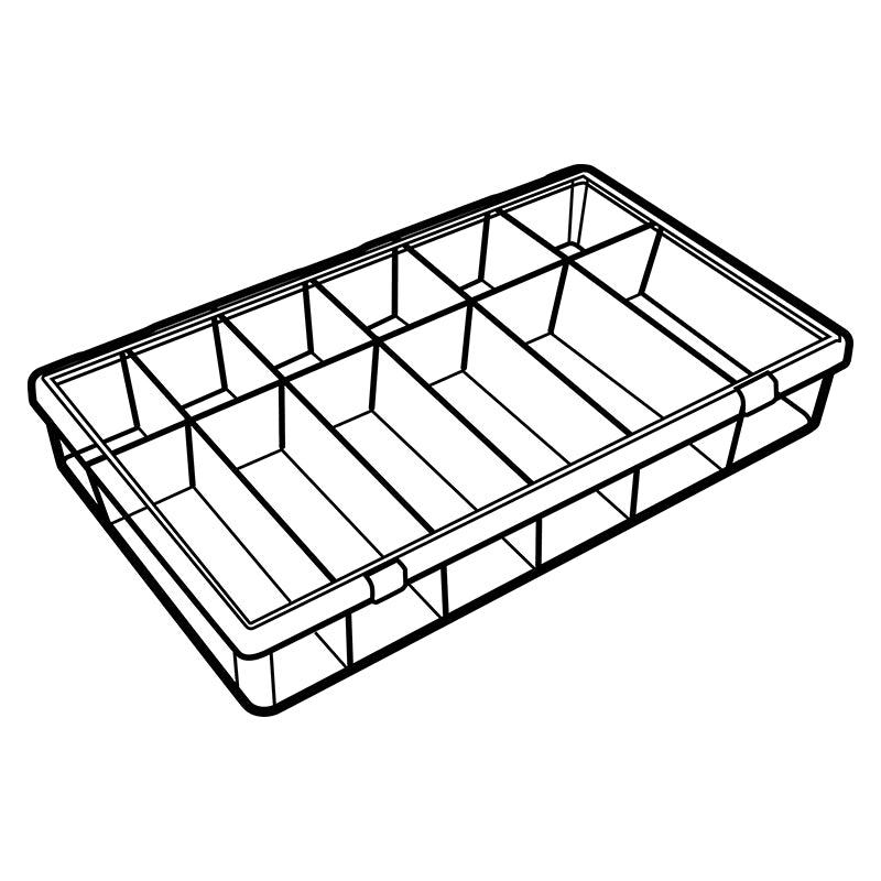 6662CB (A612) A-Series 12 compartment box closed view